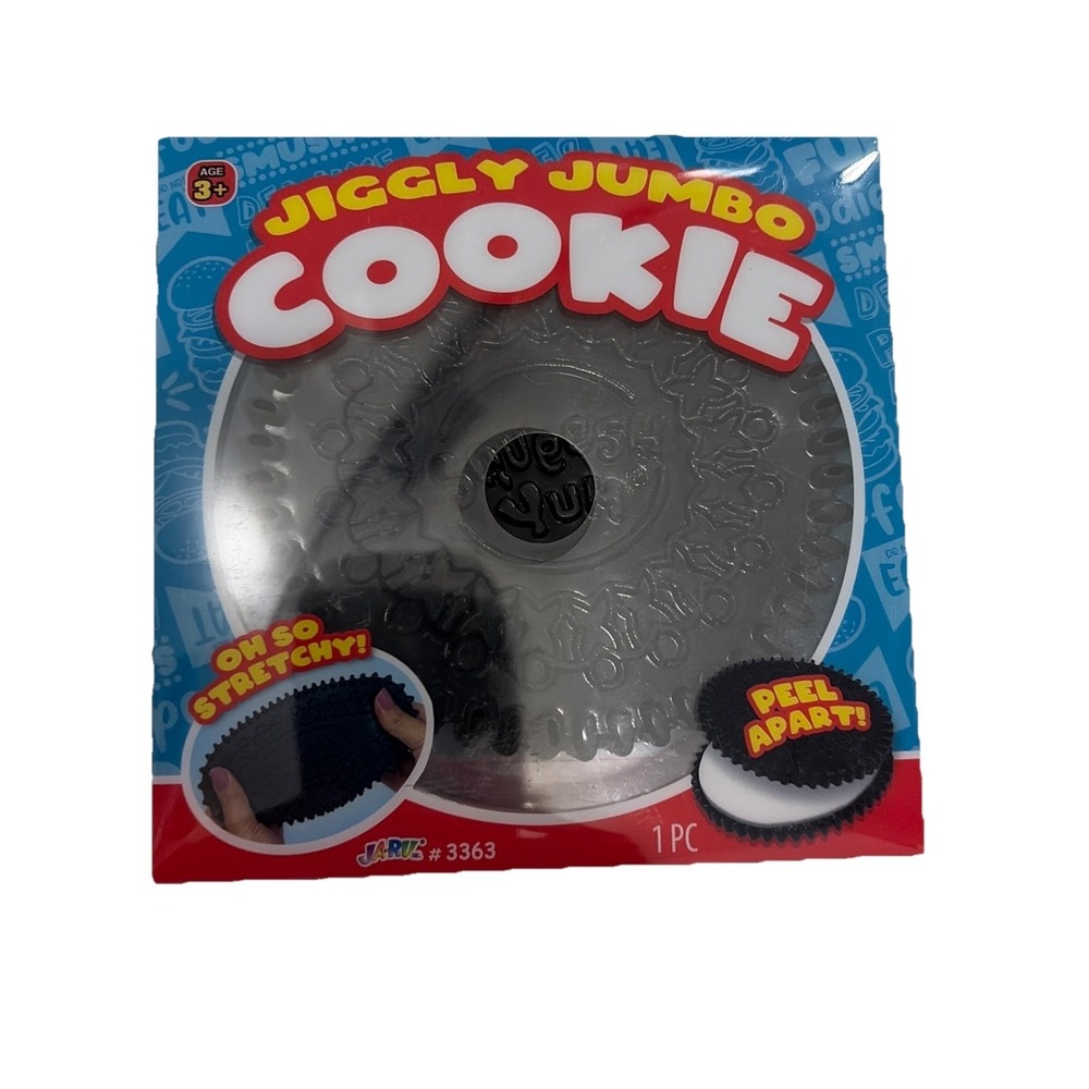 JARUTOYS FOODIE FUSION JIGGLY JUMBO COOKIE Chocolate New Five Below Viral TikTok